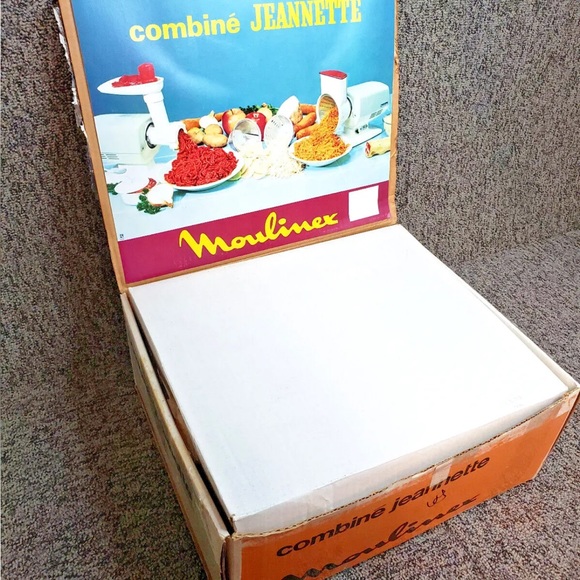 NEW Vintage MOULINEX Electric Salad Maker Meat Grinder RL 1AA Varco France - Picture 1 of 7